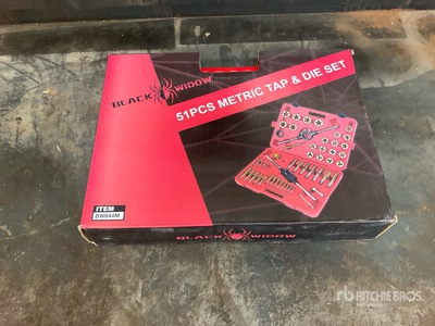 Black Widow 51 Piece Metric Tap & Die Set