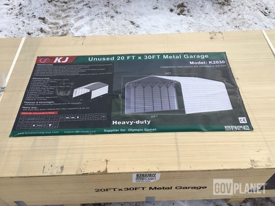 KJ K2030 Metal Garage - Unused