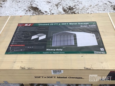 KJ K2030 Metal Garage - Unused