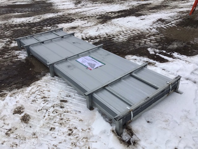 (100) Piece Lot of 10' Long Corrugated Steel Panels