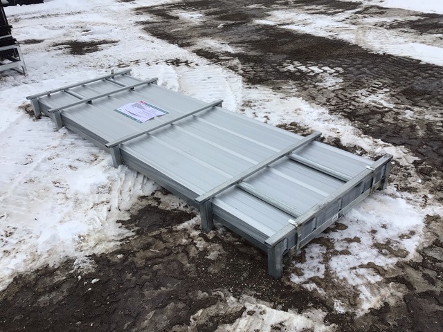 (100) Piece Lot of 10' Long Corrugated Steel Panels