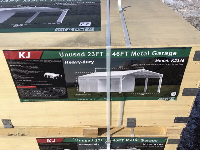 KJ K2346 - Metal Garage - Unused