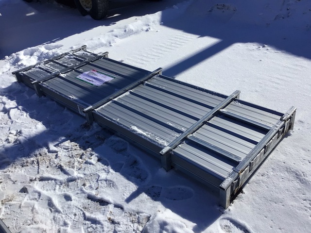 (100) Piece Lot of 10' Long Corrugated Steel Panels