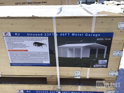 KJ K2346 Metal Garage - Unused