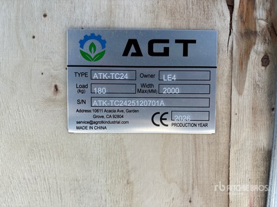 2025 AGT ATK-TC24 Tire Changer (Unused)
