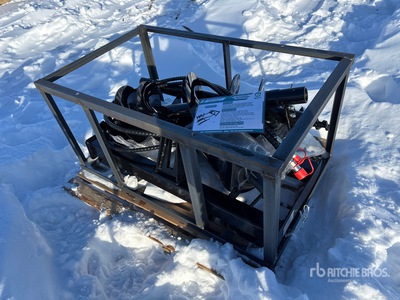 2026 Mower King SSECAG-Y Skid Steer Auger (Unused)