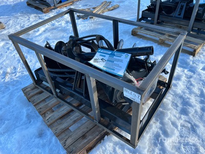 2026 Mower King SSECAG-Y Skid Steer Auger (Unused)