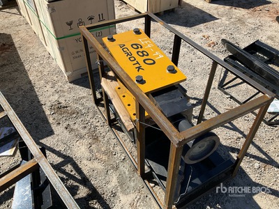 2026 AGT PD680-PZ Skid Steer Post Driver (Unused)