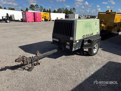 2012 Sullair 185DPQ CA3 185 cfm Mobile Luftkompressor