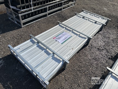 (100) Piece Lot of 10' Long Corrugated Steel Panels