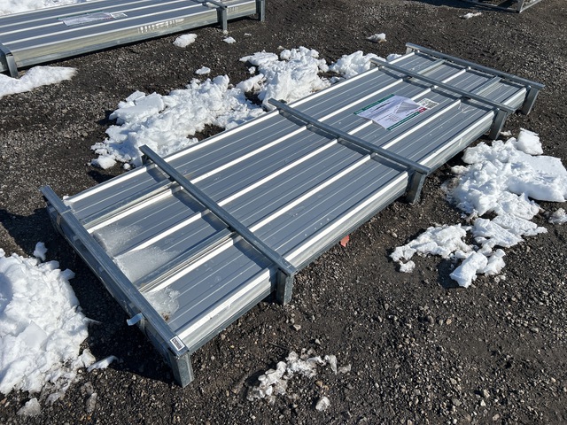 (100) Piece Lot of 10' Long Corrugated Steel Panels