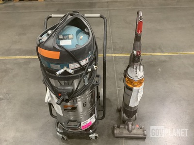 (1) Dynabrade 61404 Dry Vacuum & (1) Dyson Vacuum Cleaner