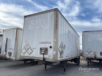 2008 Wabash 28 ft S/A DVDBHPC Geschlossene Anhänger