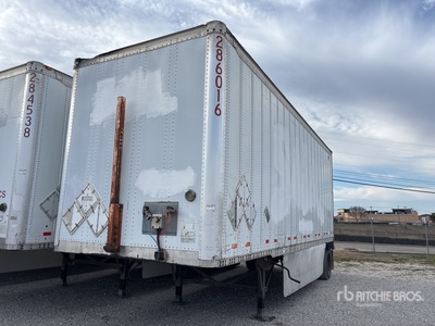 2007 Wabash DVDBHPC 28 ft S/A Van Trailer