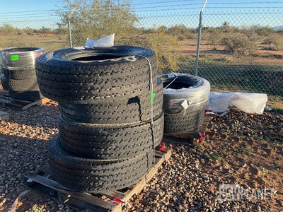 (6) Michelin 315/80R22.5 Tires