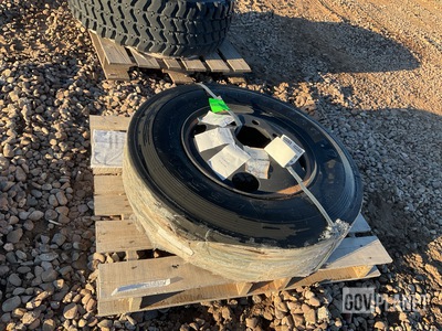 Firestone 10R22.5 Tire w/Wheel