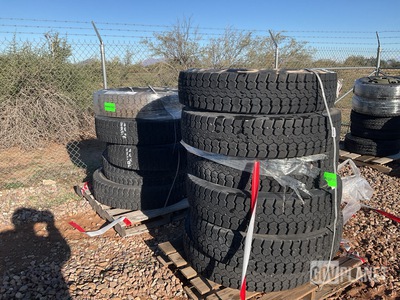 (11) Firestone 11R22.5 Tires
