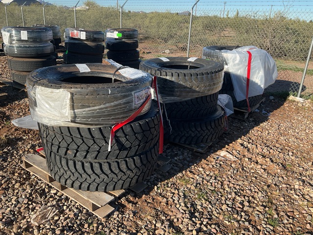 (9) Michelin 315/80R22.5 Tires