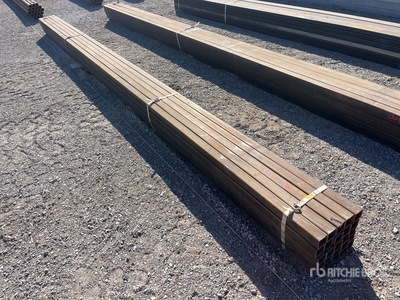 Quantity of 21 ft x 2 1/4 in Square Tubing