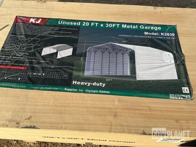 KJ K2030 Metal Garage - Unused