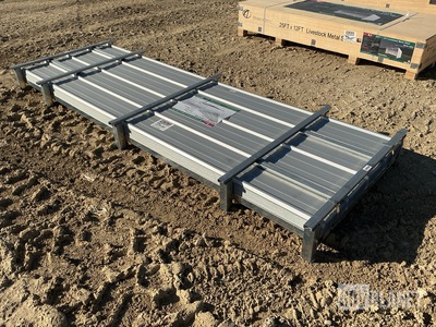 (100) Piece Lot of 10' Long Corrugated Steel Panels