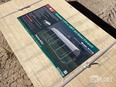 KJ K1119 All-Steel Carport - Unused