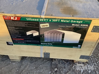 KJ K2030 Metal Garage - Unused