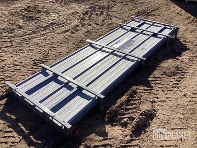 (100) Piece Lot of 10' Long Corrugated Steel Panels