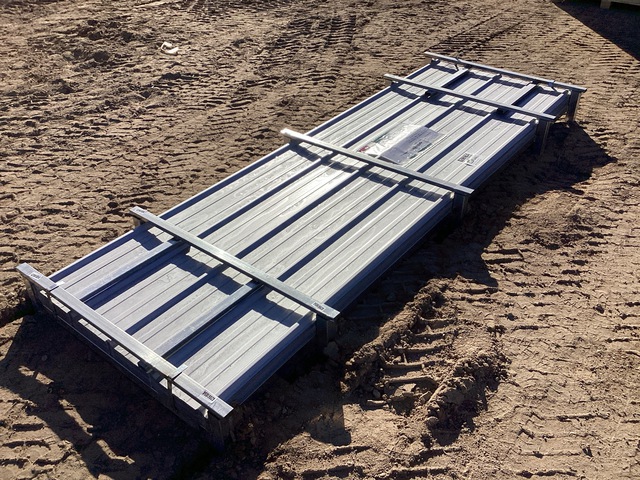 (100) Piece Lot of 10' Long Corrugated Steel Panels