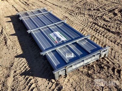 (100) Piece Lot of 10' Long Corrugated Steel Panels