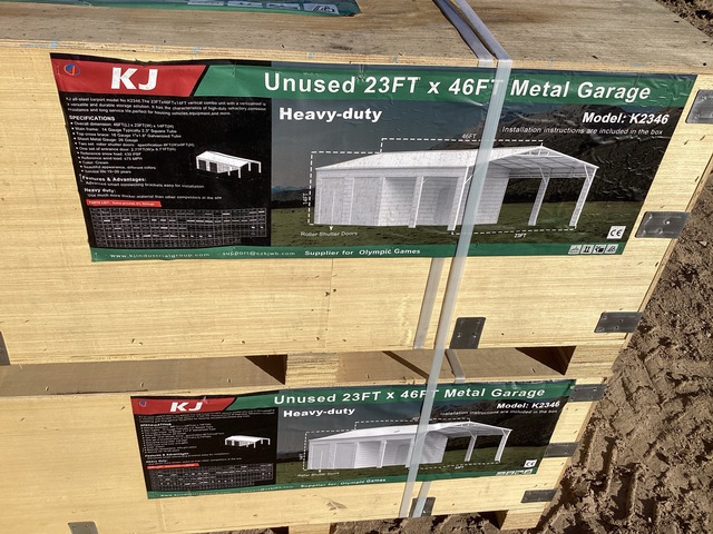 KJ K2346 Metal Garage - Unused