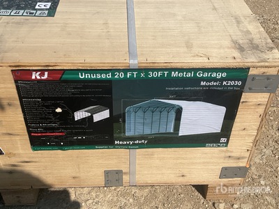KJ K2030 Metal Garage - Unused