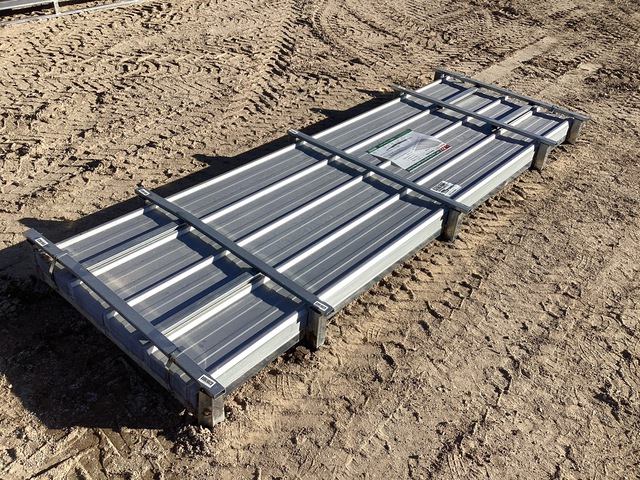 (100) Piece Lot of 10' Long Corrugated Steel Panels