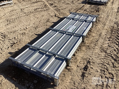 (100) Piece Lot of 10' Long Corrugated Steel Panels