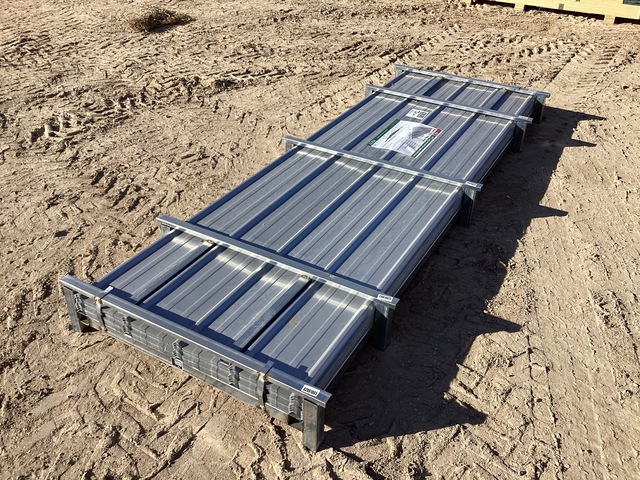 (100) Piece Lot of 10' Long Corrugated Steel Panels