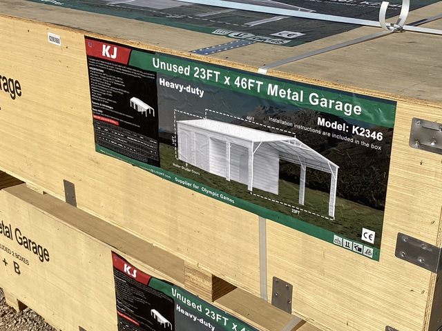 KJ K2346 Metal Garage - Unused