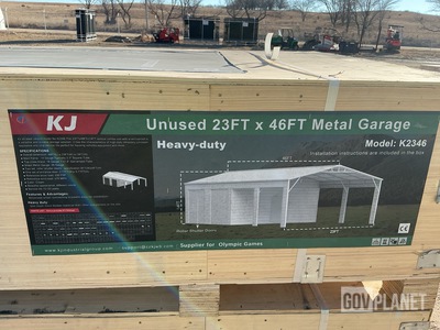 KJ K2346 Metal Garage - Unused