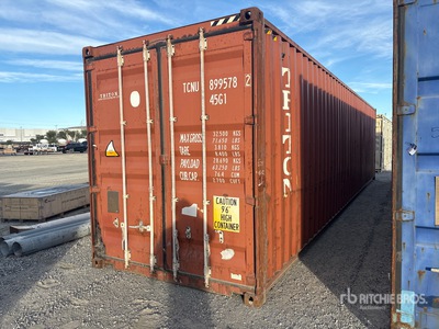 2010 40 ft High Cube Storage Container
