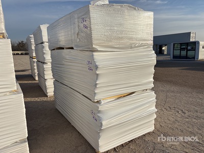 Quantity of (3) Pallets of 4 Ft x 8 Ft x 1/2 in Insulation Board