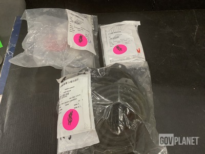 (3) Fuel Cap Assemblies, (2) Aircraft Component Boots & Assorted Items