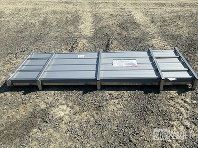 (100) Piece Lot of 10' Long Corrugated Steel Panels