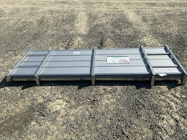 (100) Piece Lot of 10' Long Corrugated Steel Panels
