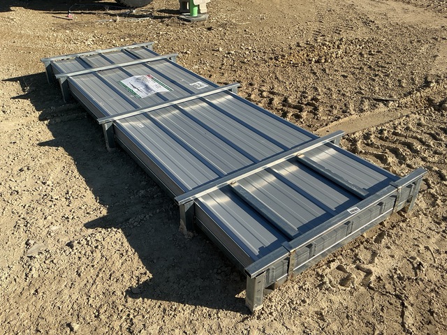 (100) Piece Lot of 10' Long Corrugated Steel Panels