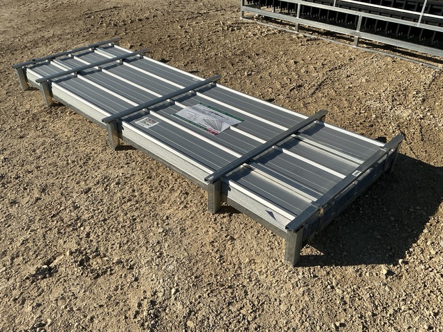 (100) Piece Lot of 10' Long Corrugated Steel Panels