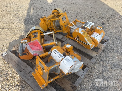 (4) Ingeroll-Rand EBT2000B20-5-2 Electric Winches