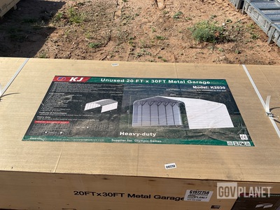 KJ K2030 Metal Garage - Unused
