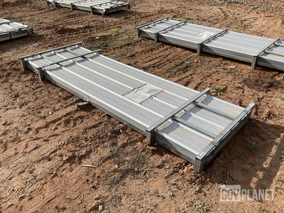 (100) Piece Lot of 10' Long Corrugated Steel Panels