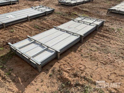 (100) Piece Lot of 10' Long Corrugated Steel Panels