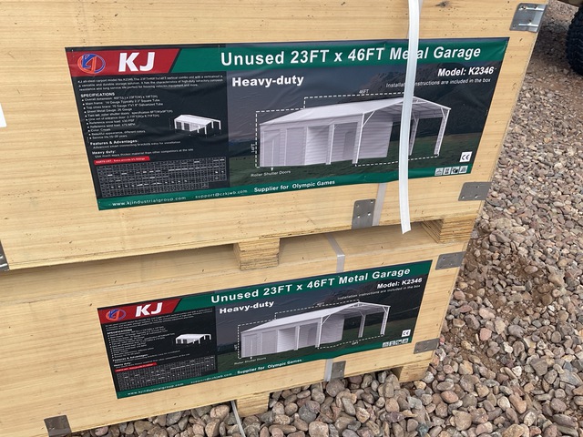 KJ K2346 Metal Garage - Unused