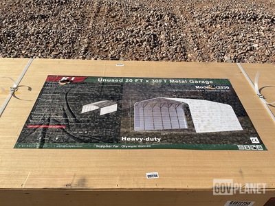 KJ K2030 Metal Garage - Unused
